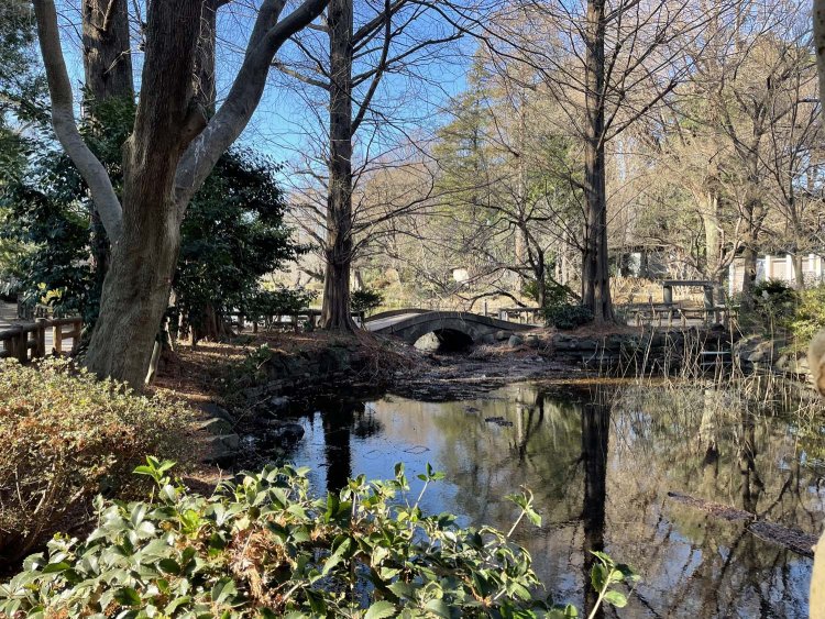 ひょうたん池。