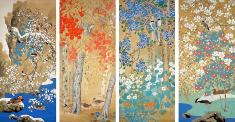 咲き誇る花の絵画に包まれる特別展「花・flower・華 2026 ―横山大観の桜・川端龍子の牡丹・速水御舟の梅―」が2月28日～5月10日、恵比寿『山種美術館』で開催