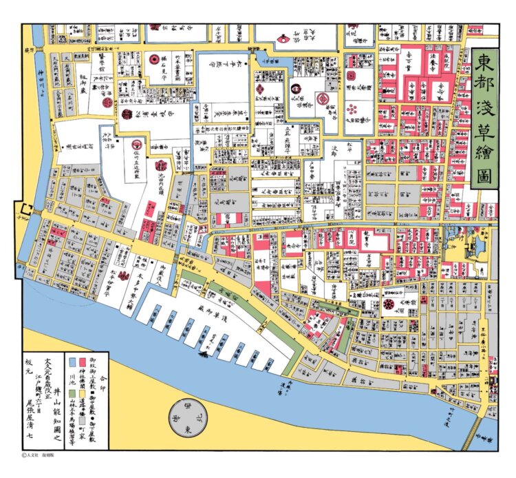 東都浅草絵図