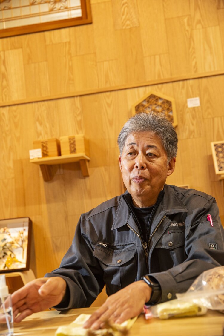 「和の文化は再生できるのが特徴」と大湊社長。