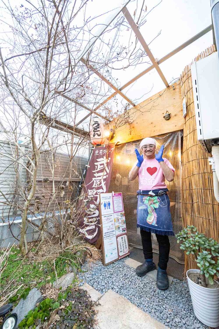 南さんが推す豚ぶっかけうどん400g950円はイートイン限定。