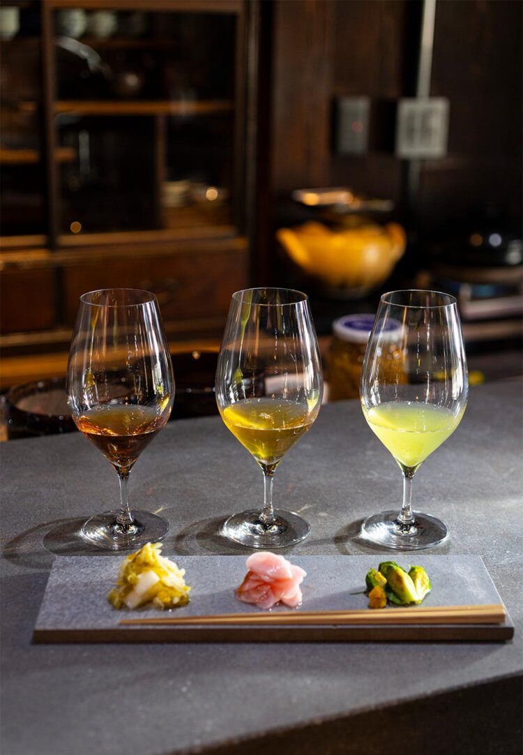 利き茶セット1500円。