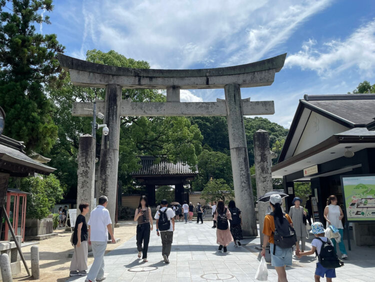 「太宰府天満宮」の大鳥居。