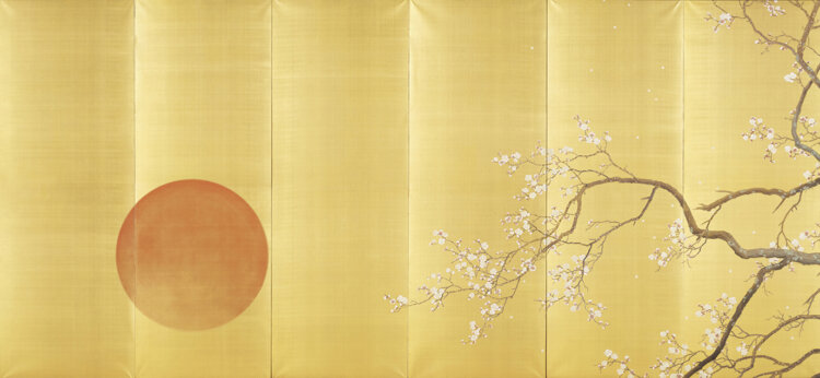 《弱法師》左隻 1915年 重要文化財 『東京国立博物館』蔵。Image: TNM Image Archives。前期展示3月17日（火）～4月12日（日）。