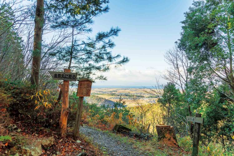 標高495m、初心者でも歩きやすい。