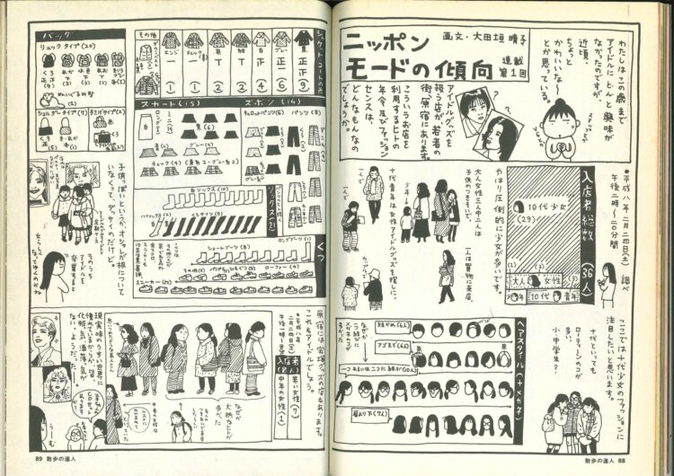 アナログなイラスト統計は『散歩の達人』だからこその企画でした。これからも面白い特集、企画を楽しみにしています。（大田垣）