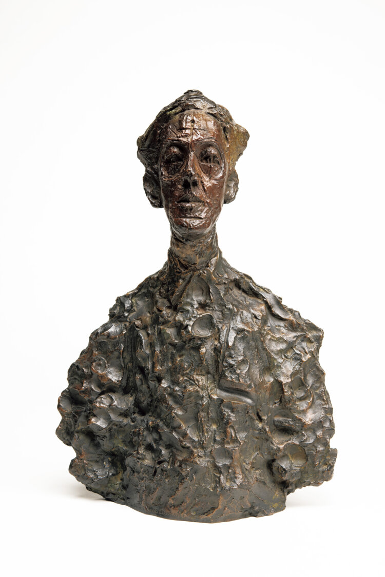 アルベルト・ジャコメッティ 《ヤナイハラⅠ》 1960-61年 『国立国際美術館』蔵　撮影：福永一夫。