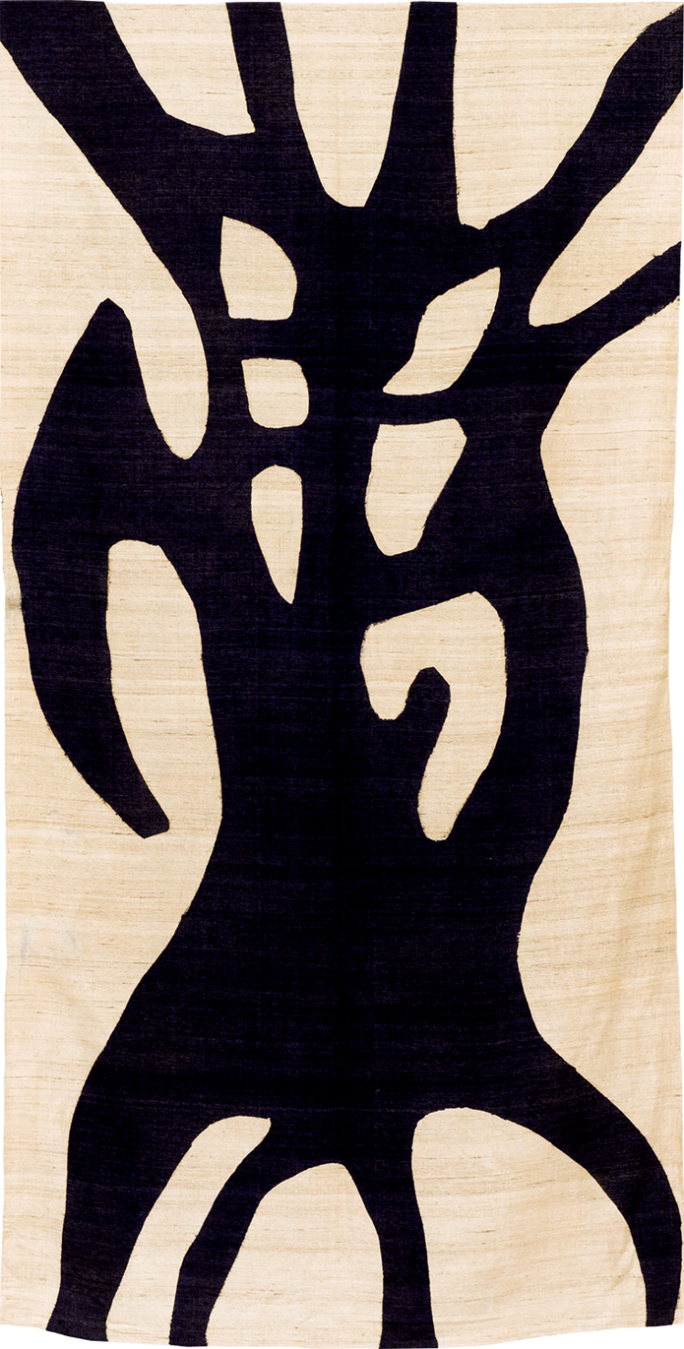 柚木沙弥郎 《いのちの樹》 2018年 『松本市美術館』蔵。