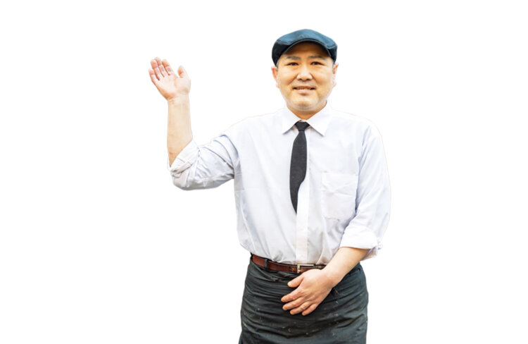 10代で出会ったこの店が自身の原点。「気候のよい日はテラス席もおすすめです」と店長の長野延喜（のぶよし）さん。