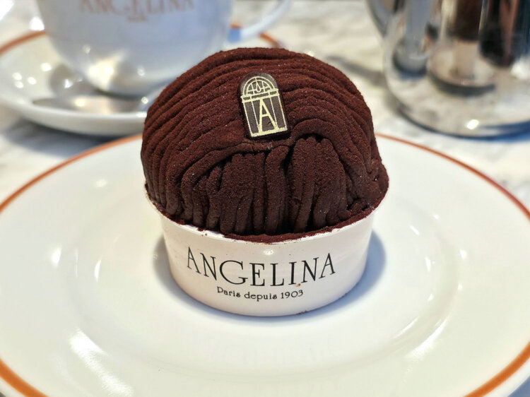 モンブラン オ ショコラ リッシュ960円。