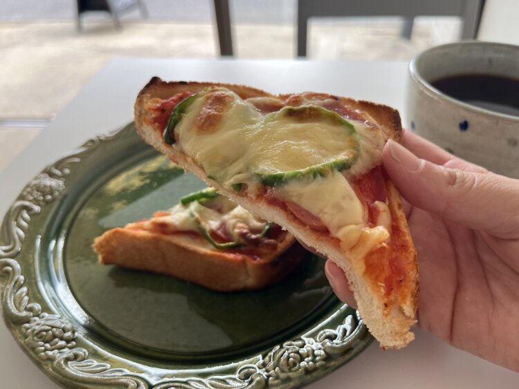 オーソドックスなピザトーストだ。