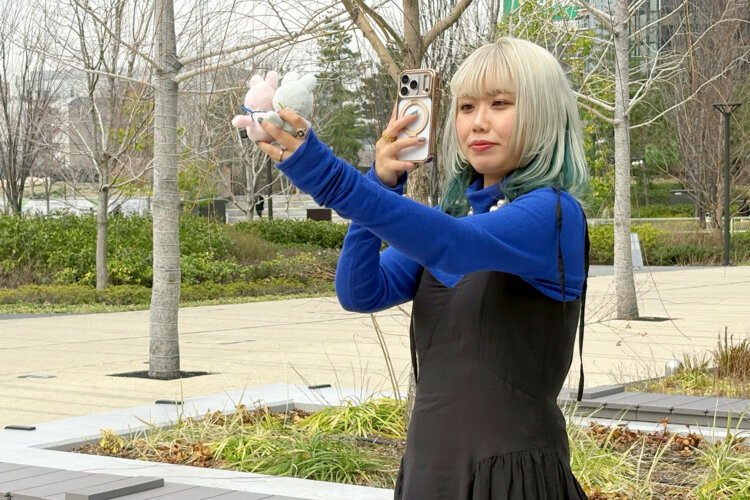 ぬいと一緒に春さんぽ