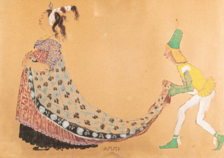 《『ロミオとジュリエット』乳母》1907年 『新ビール美術館』蔵。