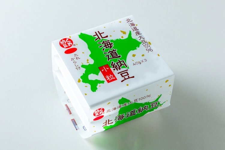 ミツカン「くめ納豆 北海道納豆ミニ」251円（参考価格）。