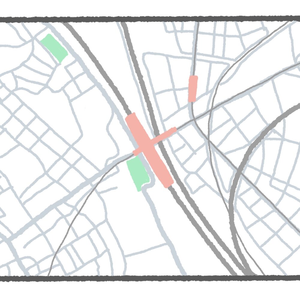 【東京地図クイズ】ここは何駅？ 自然地形に人の手が加わった起伏がおもしろい山手線の駅