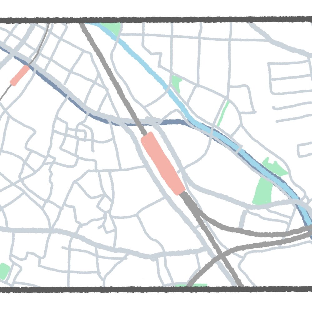 【東京地図クイズ】ここは何駅？ 川も線路も道路も注目ポイントな山手線の駅