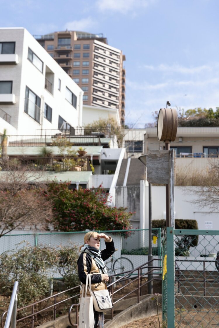 旧麻布宮村町（現・元麻布2丁目周辺）にて。児童遊園より上は高級マンション（以前からそう）。
