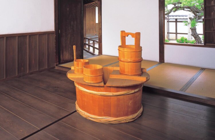 主客専用の湯殿。