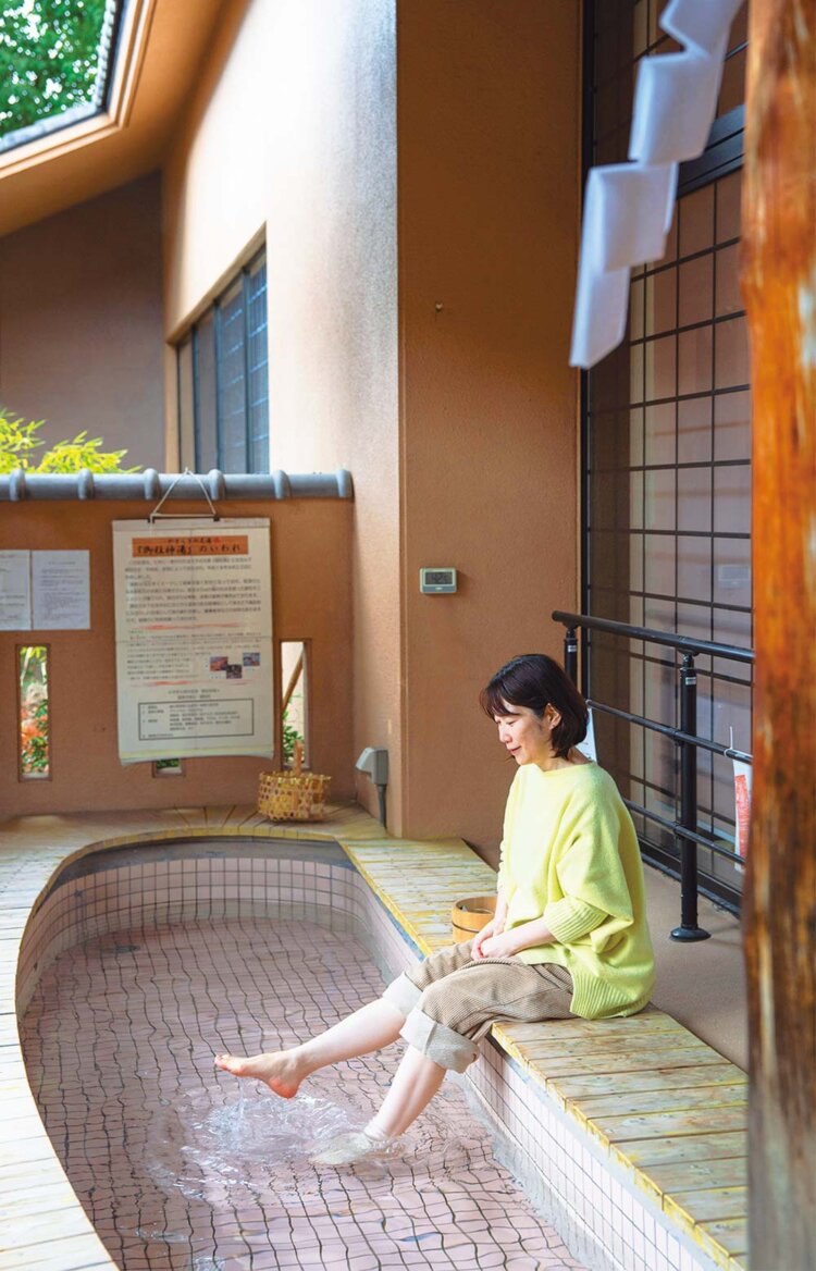 体の中からぽかぽかして「あぁ癒やされる～」。