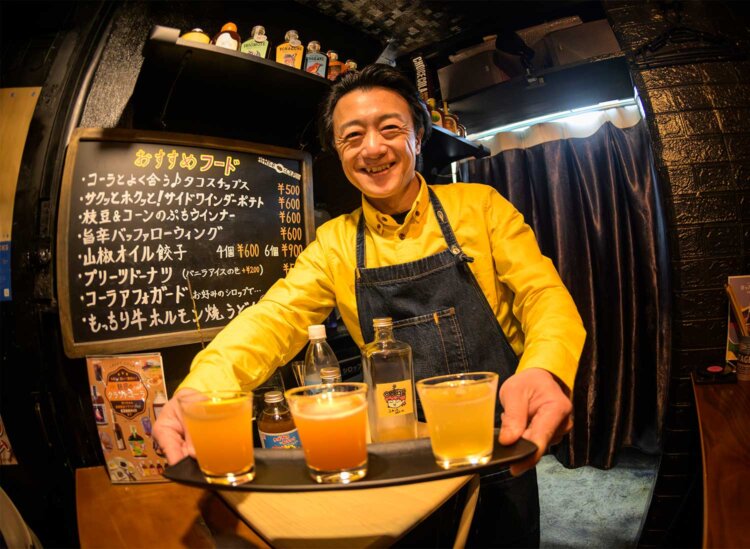 シロップを選べる、利きコーラセット3種1500円。