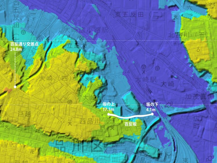 地図＝国土地理院の標準地図・標高図・陰影起伏図
