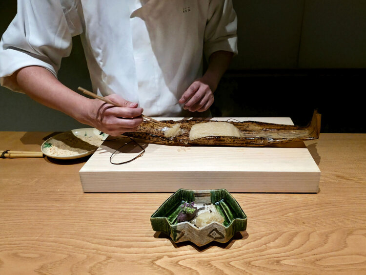 小菓席 一品目 あくまき。