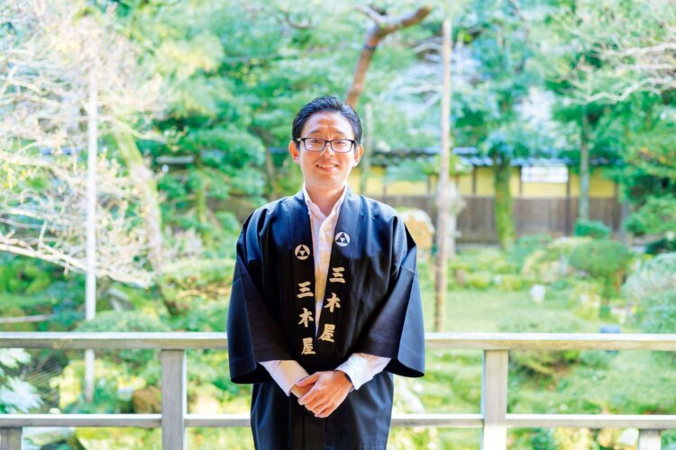 10代目主人の片岡大介さん。