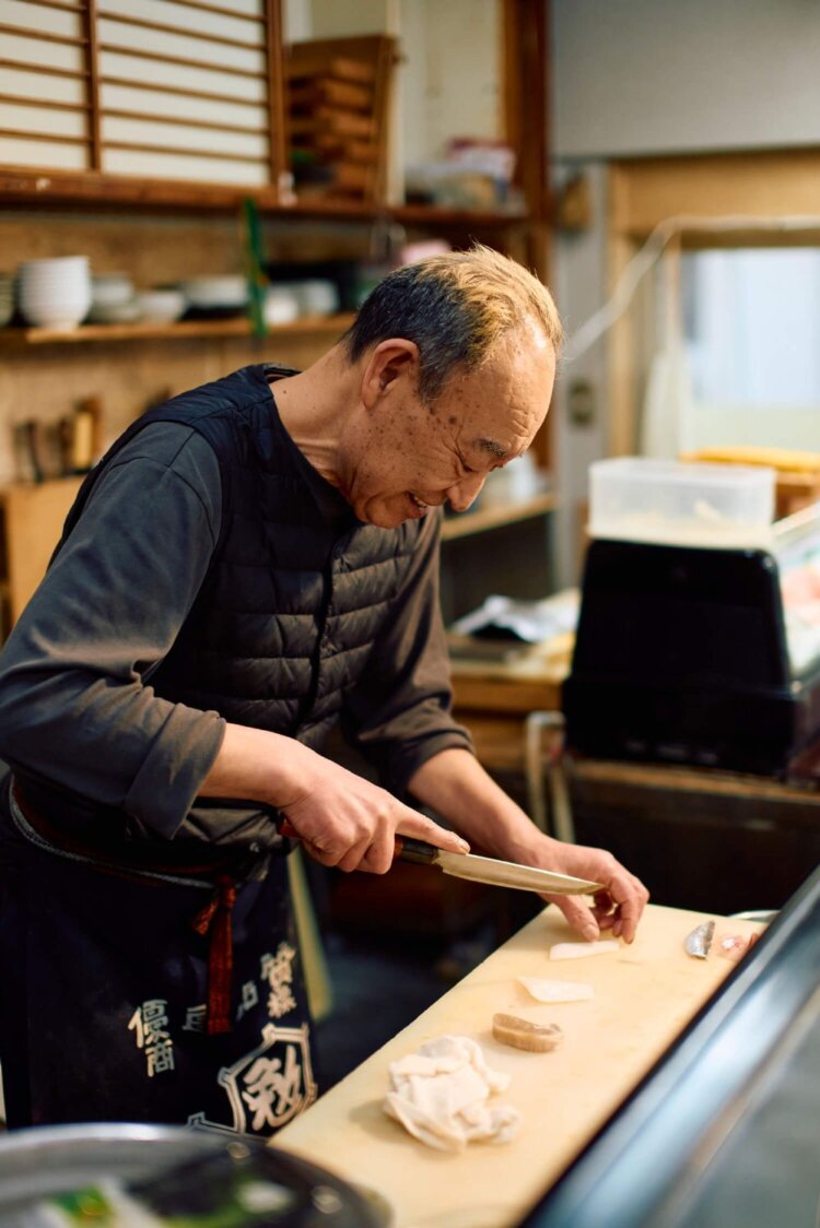 新鮮な魚介の目利きには絶対の自信を持つ澤尻さん。