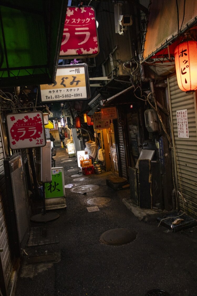 東小路飲食店街は、今や希少な天然の横丁だ。