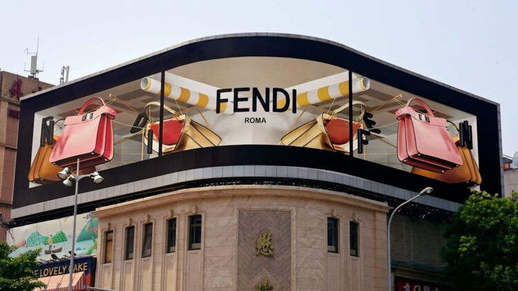 FENDI 3DOOH campaign in Beijing, China / Motion Graphics / 2023。