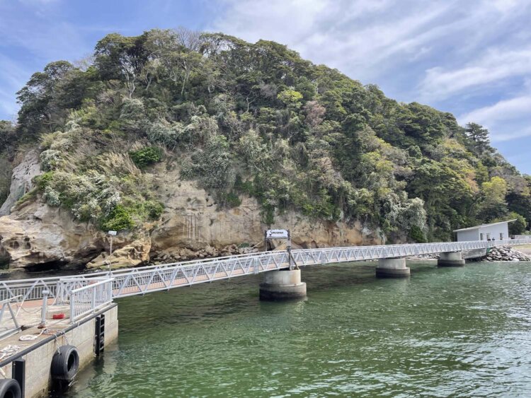 猿島桟橋。