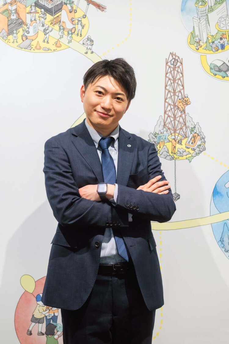 ヤマトグループ歴史館・松本祥吾さん。