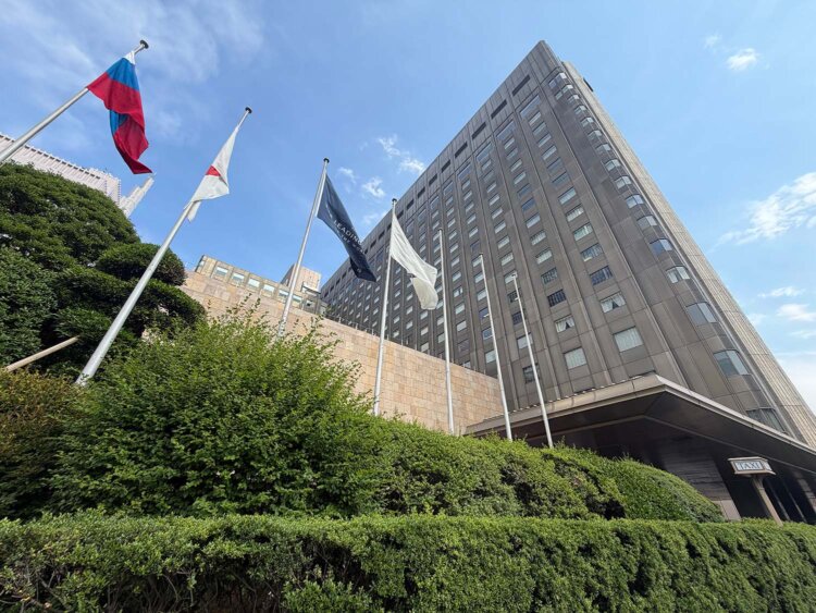 鹿鳴館跡地にある帝国ホテル。