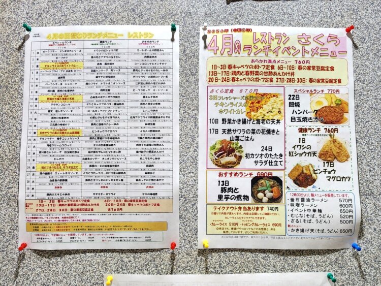 日替わりメニューは1つも同じメニューがない。毎月必ず新メニューも登場するそう。