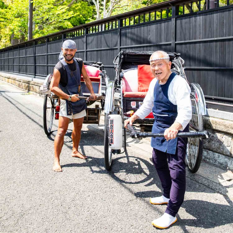 鎌倉の人力車がつなぐ物語。風情を醸すフリー車夫師弟