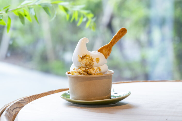 白みりんさんぽ～ひとさじのこぼれ梅～600円。6月19日から7月31日まで提供予定。
