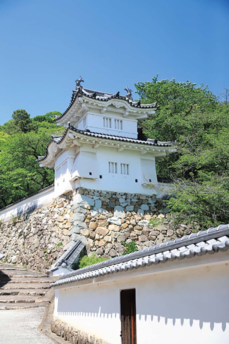龍野城の隅櫓（すみやぐら）。