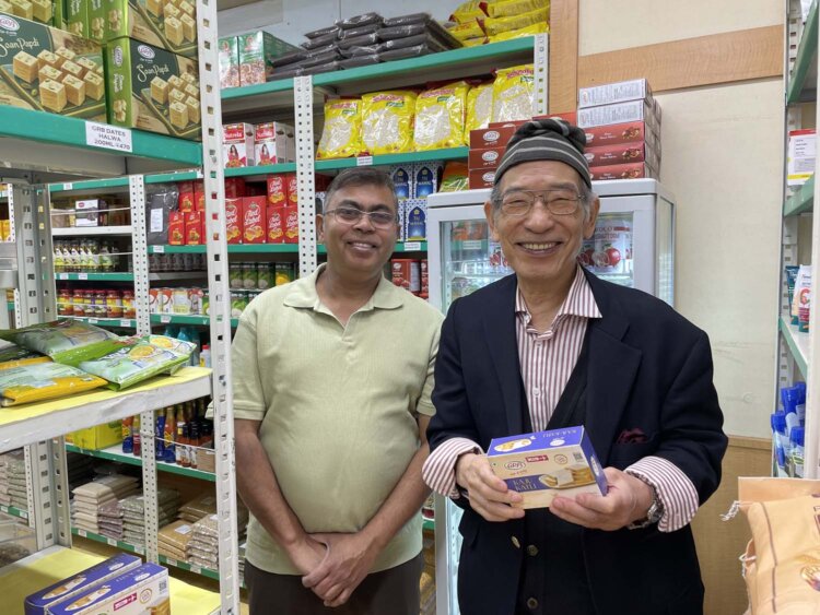 ピライマリアッパンさん（左）と代表の藤山さん。