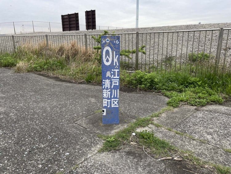 河口から0km。