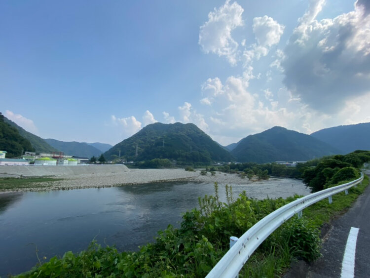 阿井の渡し。