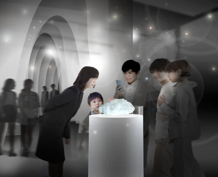 本物の南極の氷にさわれる体験エリア。※画像はイメージです。