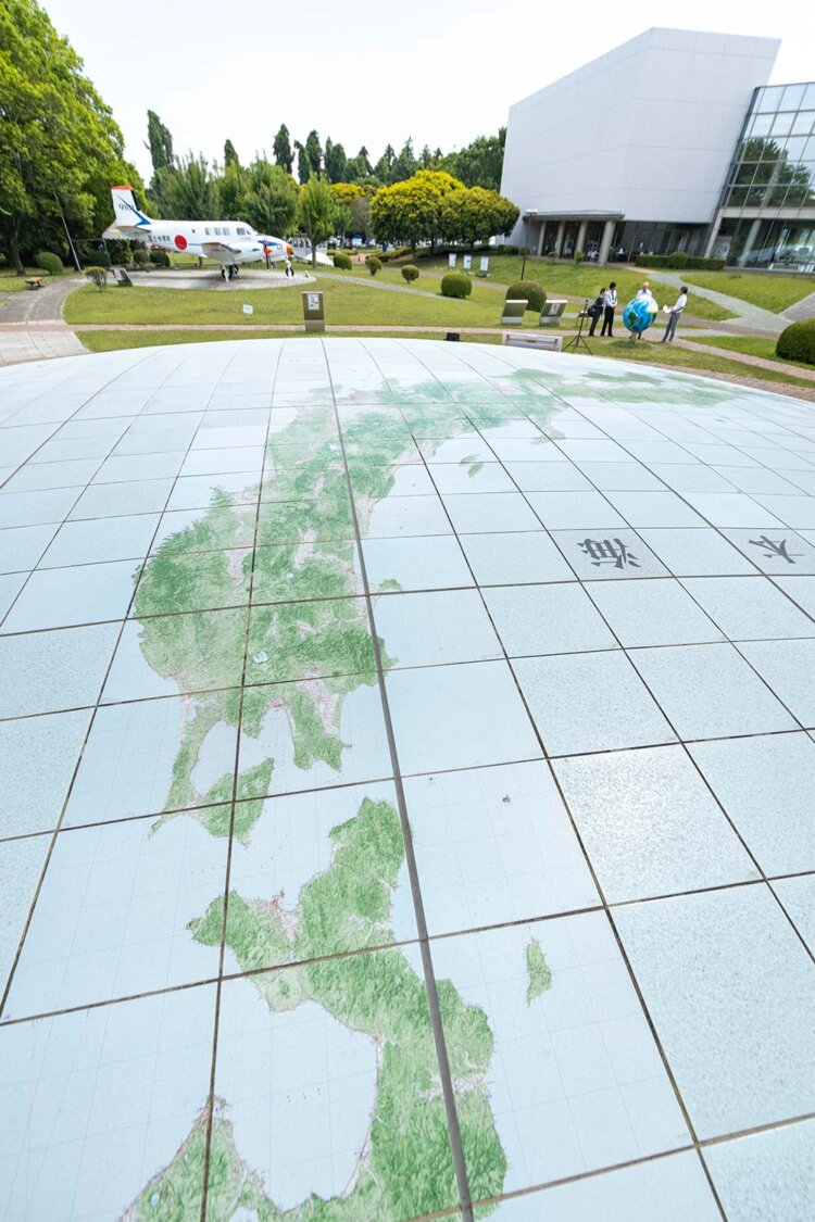 日本列島球体模型で地球の丸みを体感！