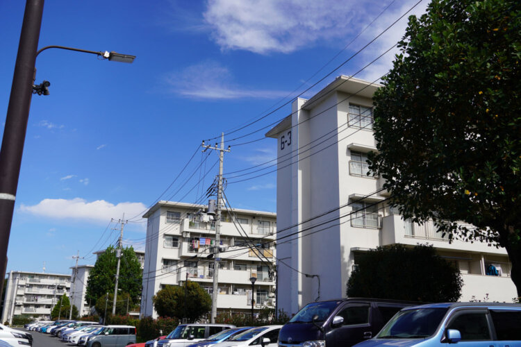 自然豊かな環境も魅力の滝山団地。