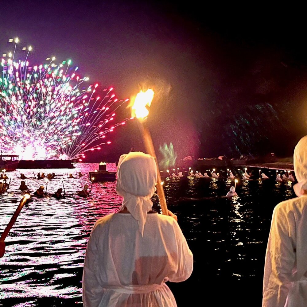 海女たちの幻想的な夜泳は必見！「南房総白浜海女まつり」が7月18～20日に野島埼灯台前公園広場および港で開催