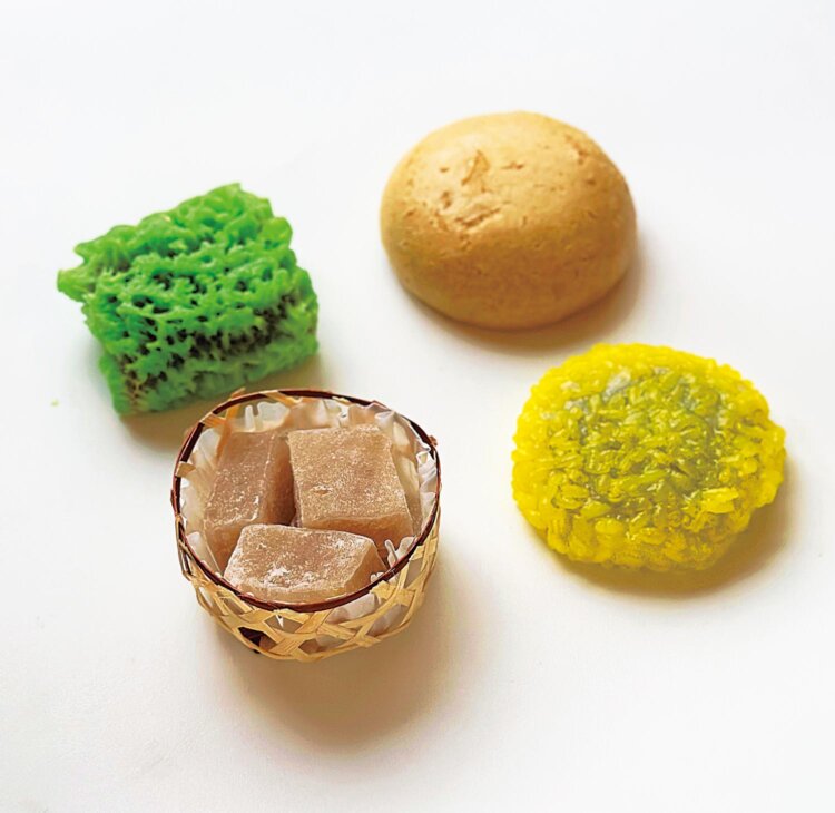 城下町の上品な和菓子（Aガイヤ）。