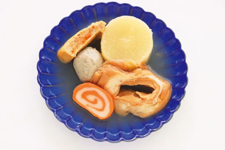 金沢おでんの名店『赤玉本店』の味（Aガイヤ。盛りつけイメージ）。