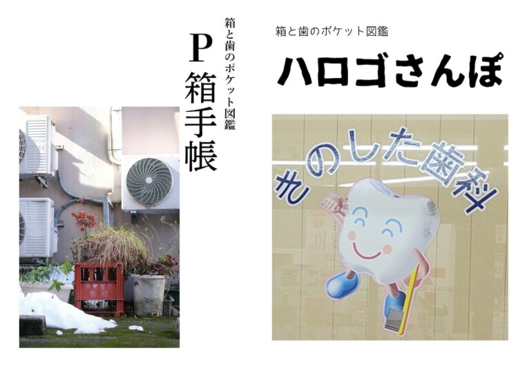 6月号「P箱」で登場いただいた越田皓太さんとの共著ZINE。