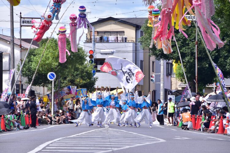 「YOSAKOI夏の陣」では、エネルギッシュな演舞に観客もパワーをもらえる。
