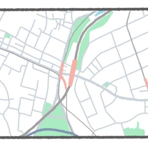【東京地図クイズ】ここは何駅？ 緑色の分布が重要なヒントになる中央線の駅