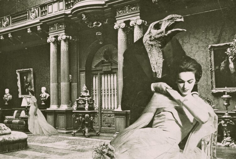 岡上淑子《招待》1955年 （C）OKANOUE Toshiko, Courtesy of The Third Gallery Aya